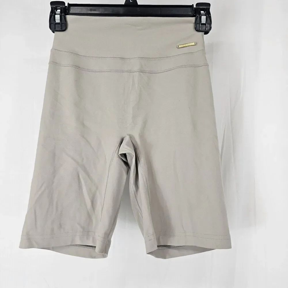 Gymshark Whitney Simmons Shorts Ruched Activewear Womens S Silver